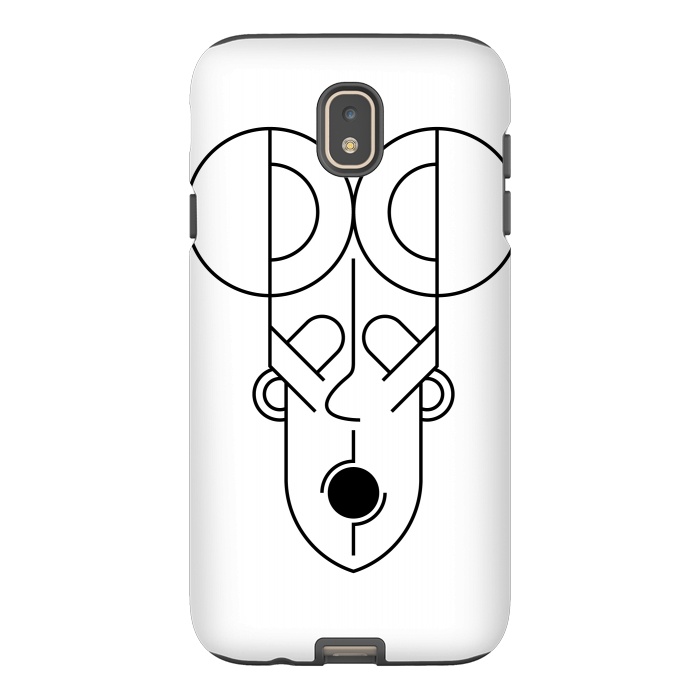 Galaxy J7 StrongFit aztec human face by TMSarts
