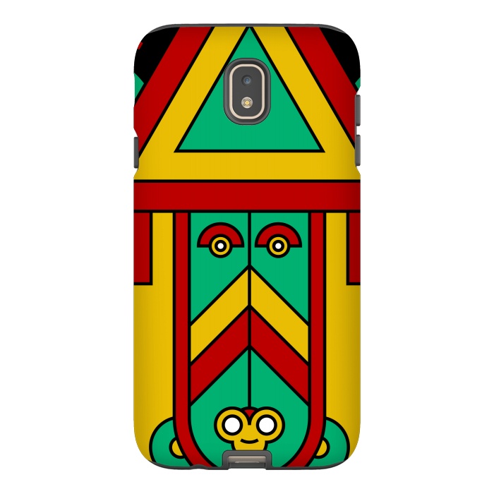 Galaxy J7 StrongFit colorful aztec tribal by TMSarts