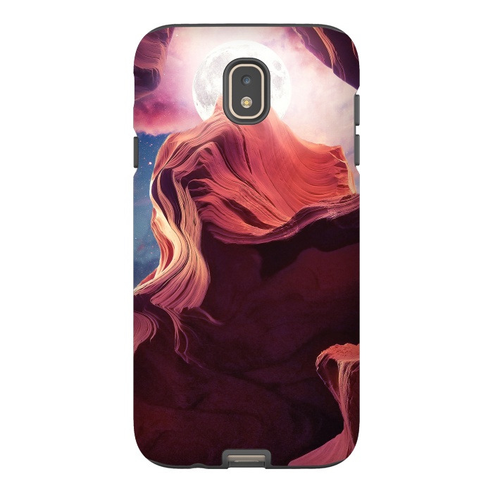 Galaxy J7 StrongFit Grand Canyon with Space & Full Moon Collage II by Art Design Works