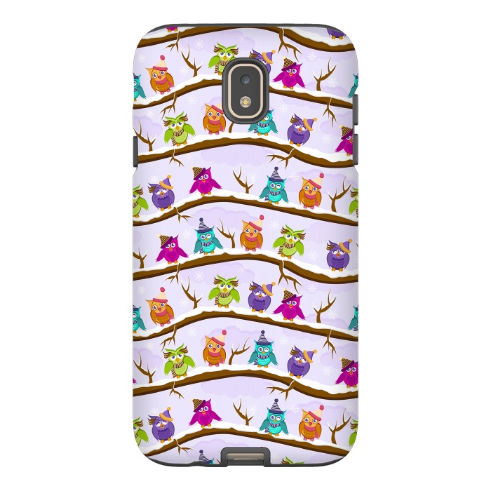 Galaxy J7 StrongFit winter owls by Ancello