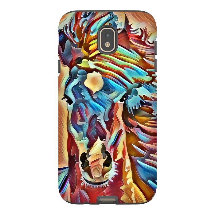 Galaxy J7 StrongFit abstract horse by Ancello