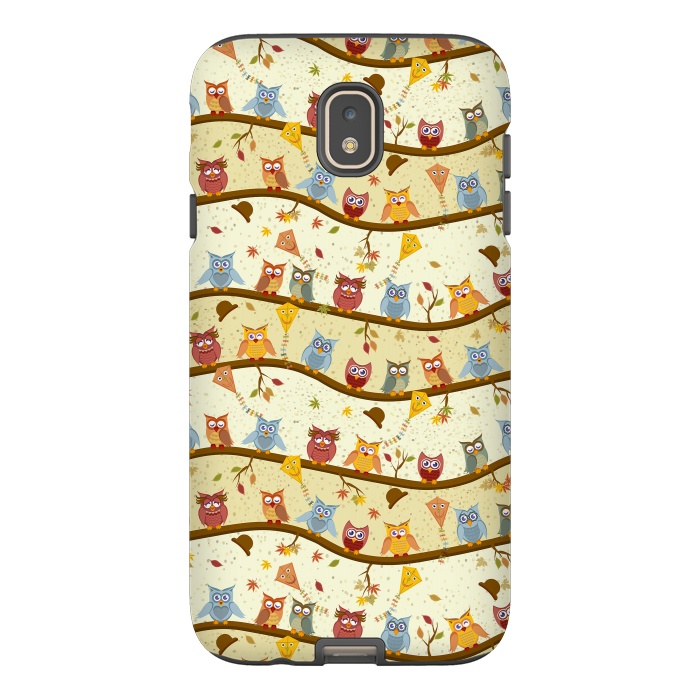 Galaxy J7 StrongFit autumn owls by Ancello