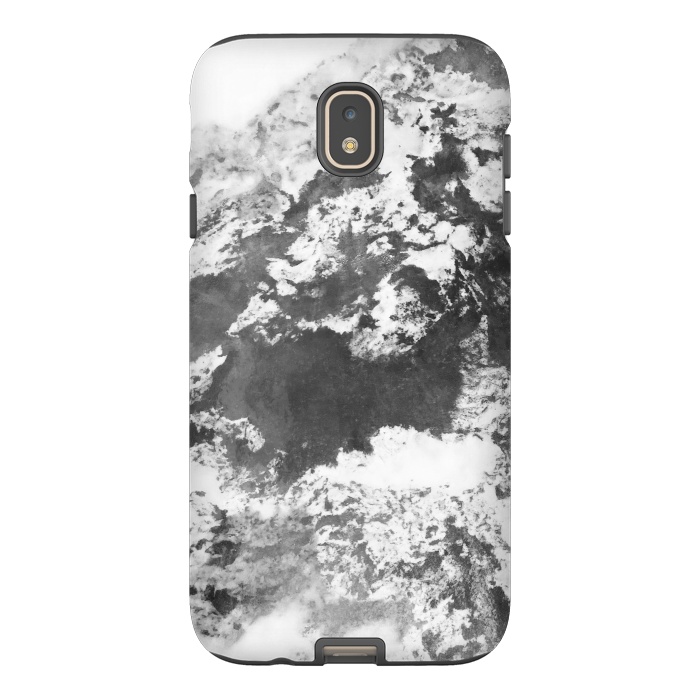 Galaxy J7 StrongFit Black and White Marble Mountain II by amini54