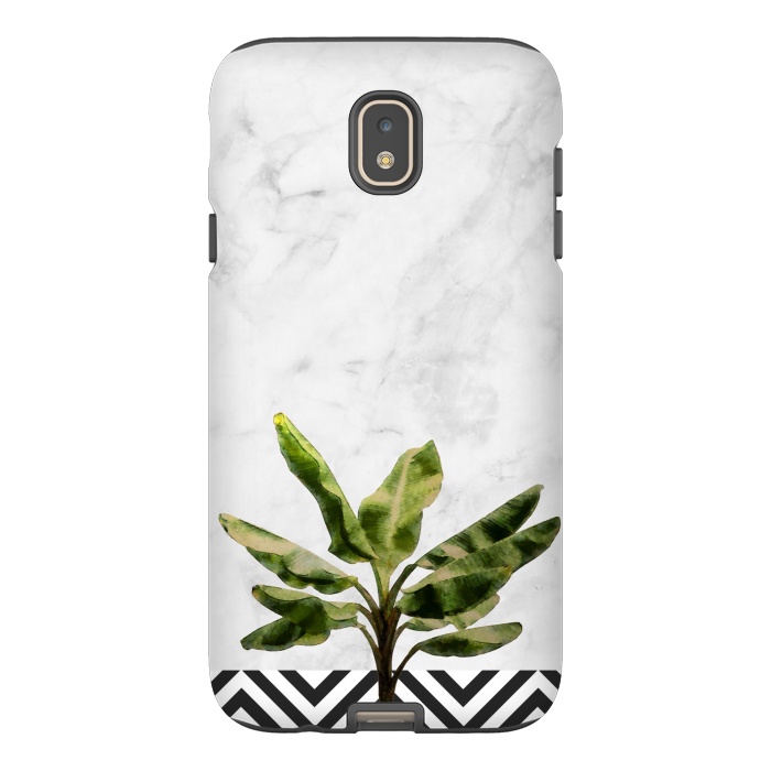 Galaxy J7 StrongFit Banana Plant on White Marble and Checker Wall by amini54