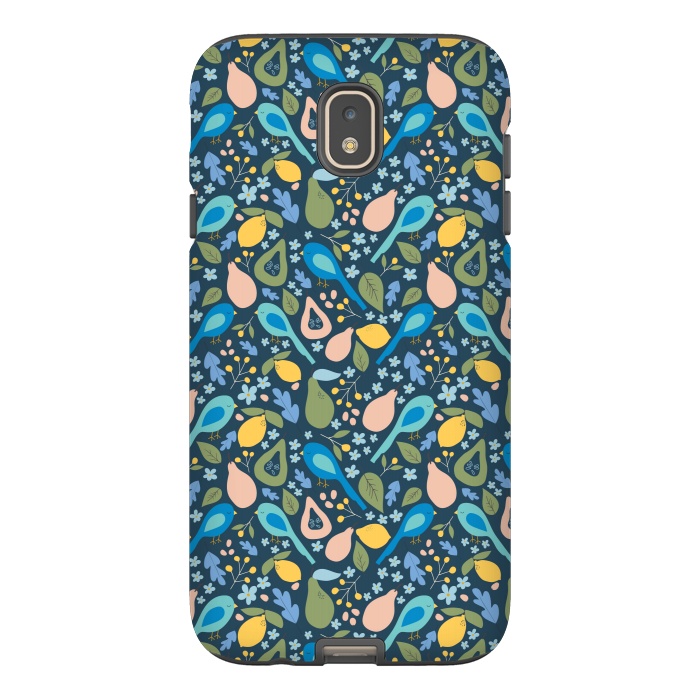 Galaxy J7 StrongFit Orchard Birds by Edith May