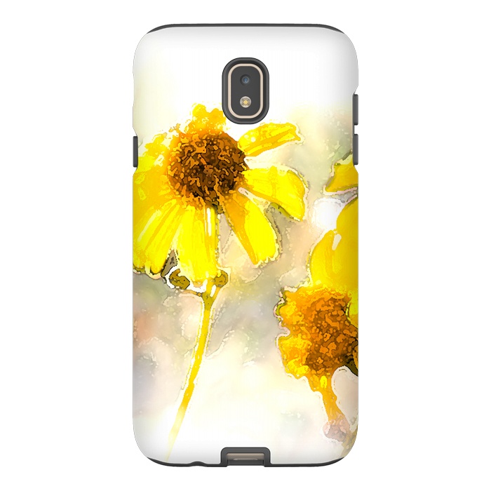 Galaxy J7 StrongFit #freshness #watercolors #sunflower #sun #light by Bledi