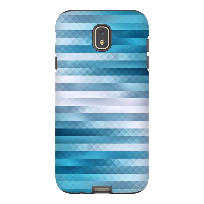 Galaxy J7 StrongFit Blue Color Pattern by Art Design Works