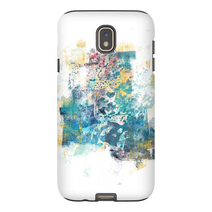 Galaxy J7 StrongFit City Tide - Abstract Painting II by Art Design Works