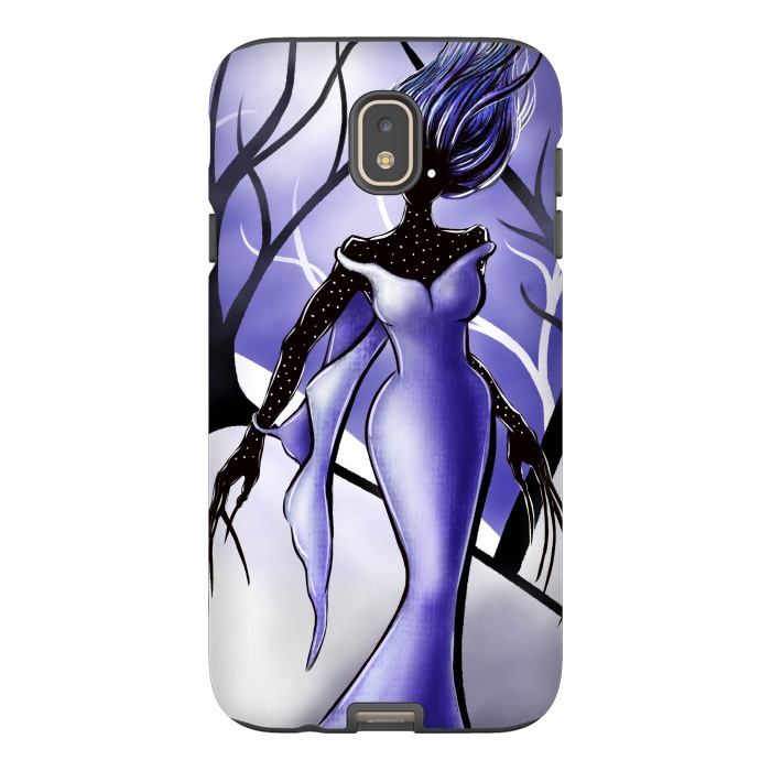 Galaxy J7 StrongFit Creepy Woman Monster Macabre Art by Boriana Giormova