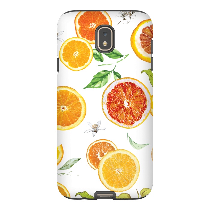 Galaxy J7 StrongFit Orange slices 2 #pattern #trendy #style by Bledi