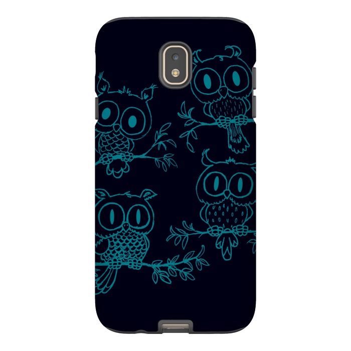 Galaxy J7 StrongFit Owls in the night by Mangulica