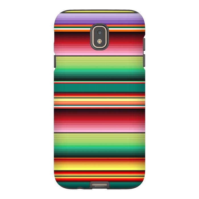 Galaxy J7 StrongFit Mexican Fabric Texture Colors Textile by BluedarkArt