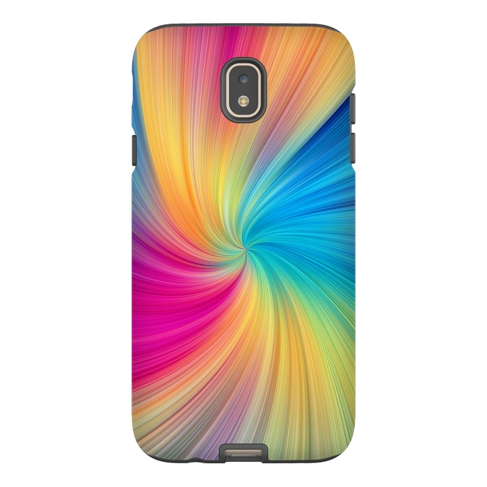 Galaxy J7 StrongFit Rainbow Abstract Design by Art Design Works