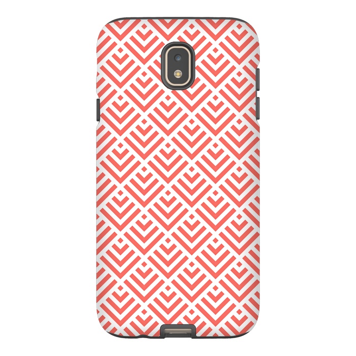 Galaxy J7 StrongFit Living Coral Pattern I by Art Design Works