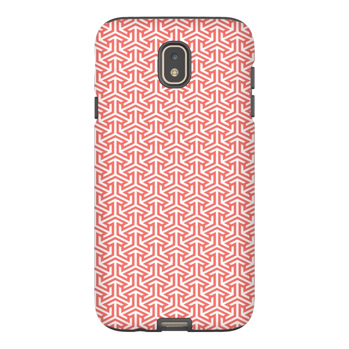 Galaxy J7 StrongFit Living Coral Pattern III by Art Design Works