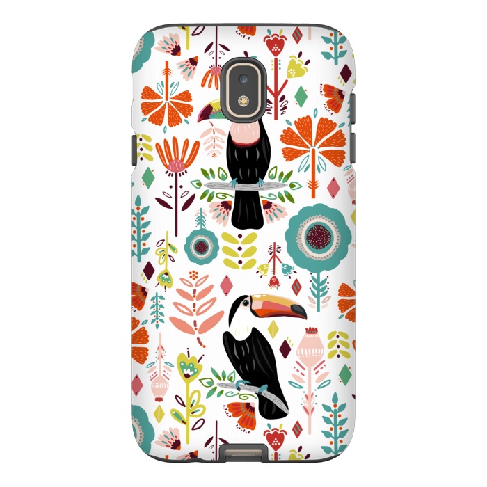 Galaxy J7 StrongFit Colorful Toucans  by Tigatiga
