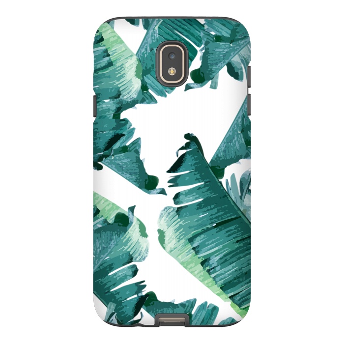 Galaxy J7 StrongFit Tropical Banana Leaves by Creativeaxle