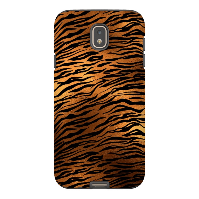 Galaxy J7 StrongFit Copper Gold Tiger by  Utart
