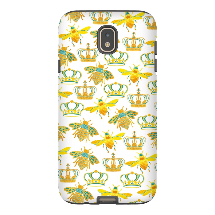 Galaxy J7 StrongFit Royal Bees by Pom Graphic Design