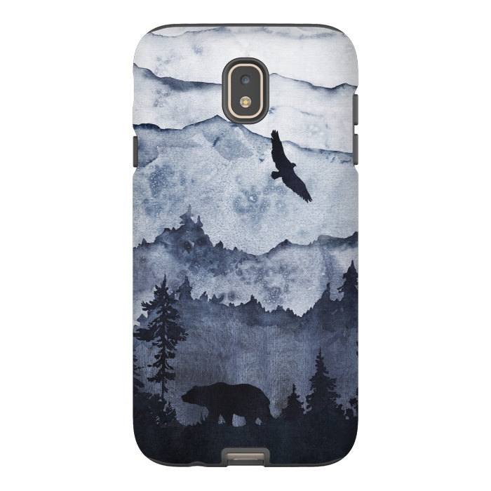 Galaxy J7 StrongFit The mountains are calling- bear and eagle by  Utart