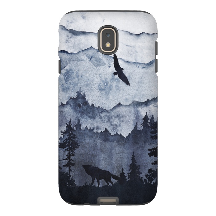 Galaxy J7 StrongFit the mountains are calling- wolf and eagle by  Utart