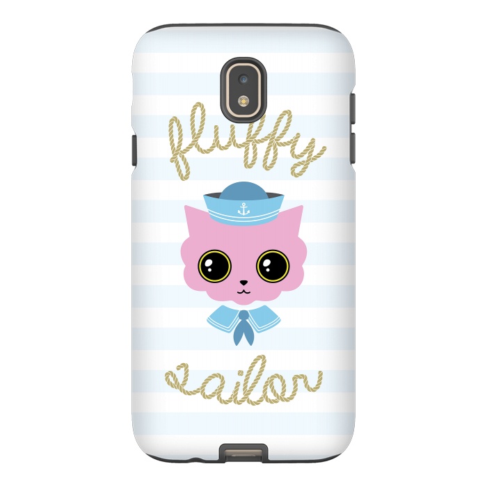 Galaxy J7 StrongFit Fluffy sailor by Laura Nagel