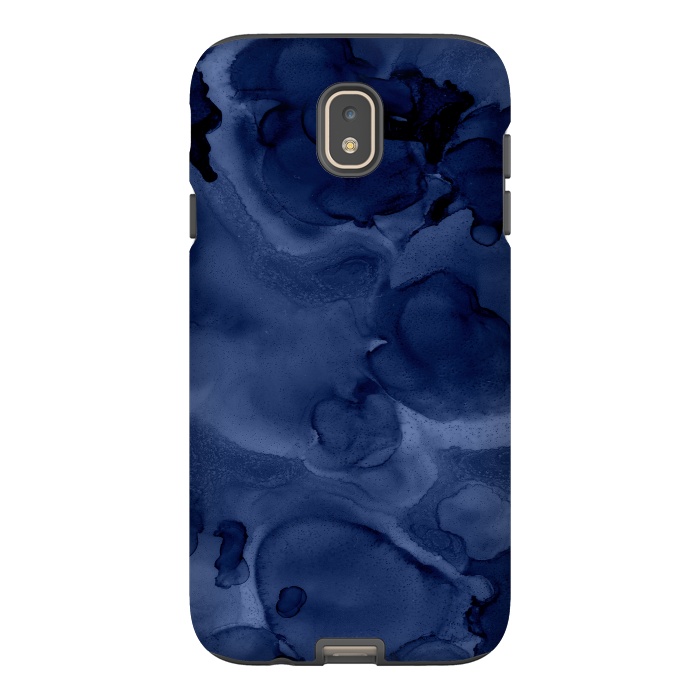 Galaxy J7 StrongFit Blue Ink Marble by  Utart