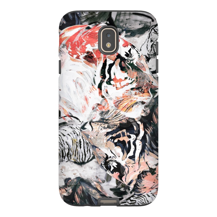 Galaxy J7 StrongFit Ink painted tiger illustration by Oana 
