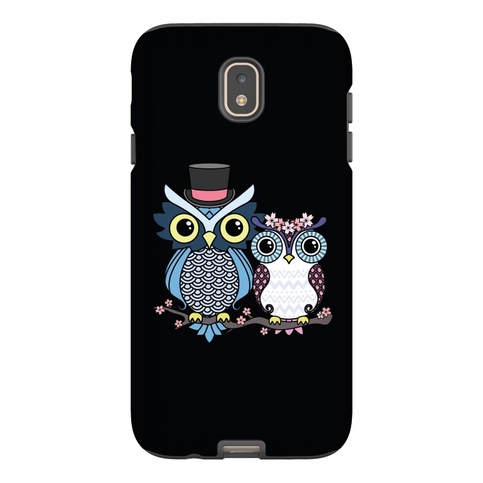 Galaxy J7 StrongFit Owl love  by Laura Nagel