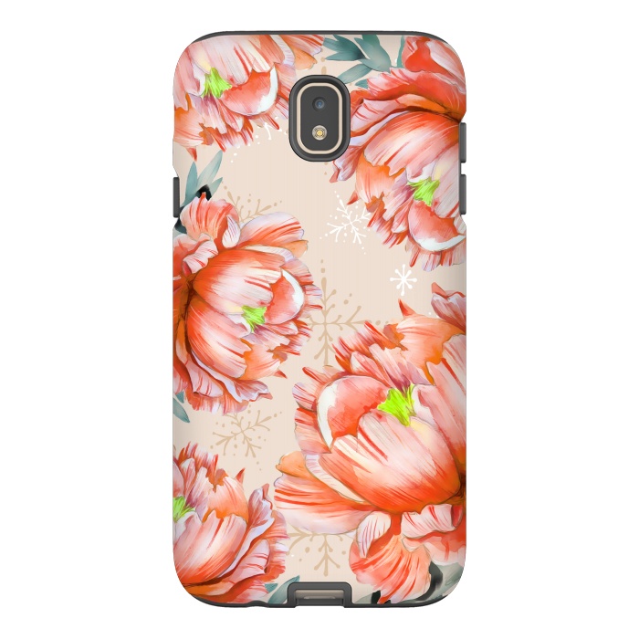 Galaxy J7 StrongFit Lovely Peony by Creativeaxle