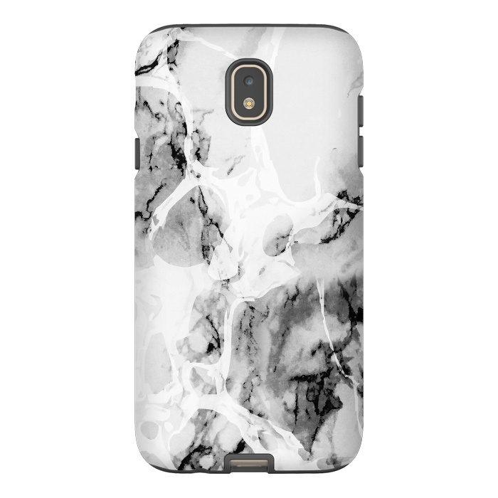 Galaxy J7 StrongFit Monochrome marble texture by Oana 