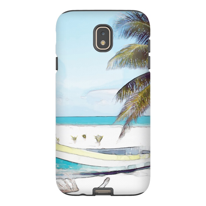 Galaxy J7 StrongFit Beach Boat by Creativeaxle
