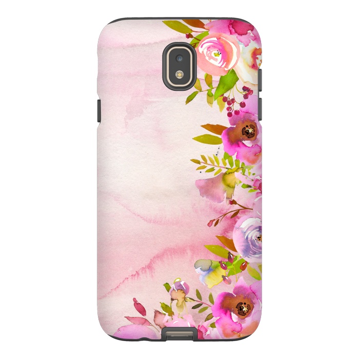 Galaxy J7 StrongFit Handpainted spring flowers tendril by  Utart