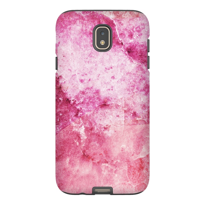 Galaxy J7 StrongFit Pink fuchsia elegant marble by Oana 