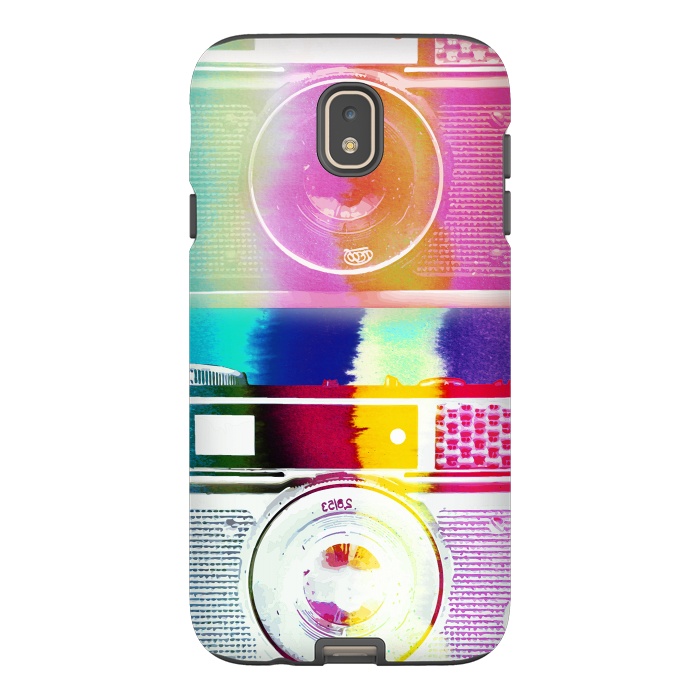 Galaxy J7 StrongFit Colorful vintage cameras by Oana 