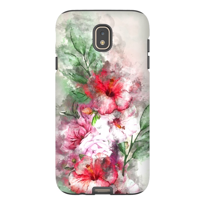 Galaxy J7 StrongFit Hibiscus Garden by Creativeaxle