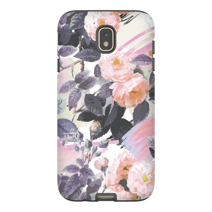 Galaxy J7 StrongFit Romantic painted pastel roses by Oana 