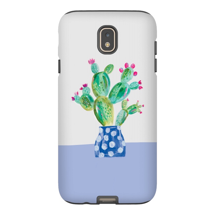 Galaxy J7 StrongFit Prickly pear cactus by lauradidthis