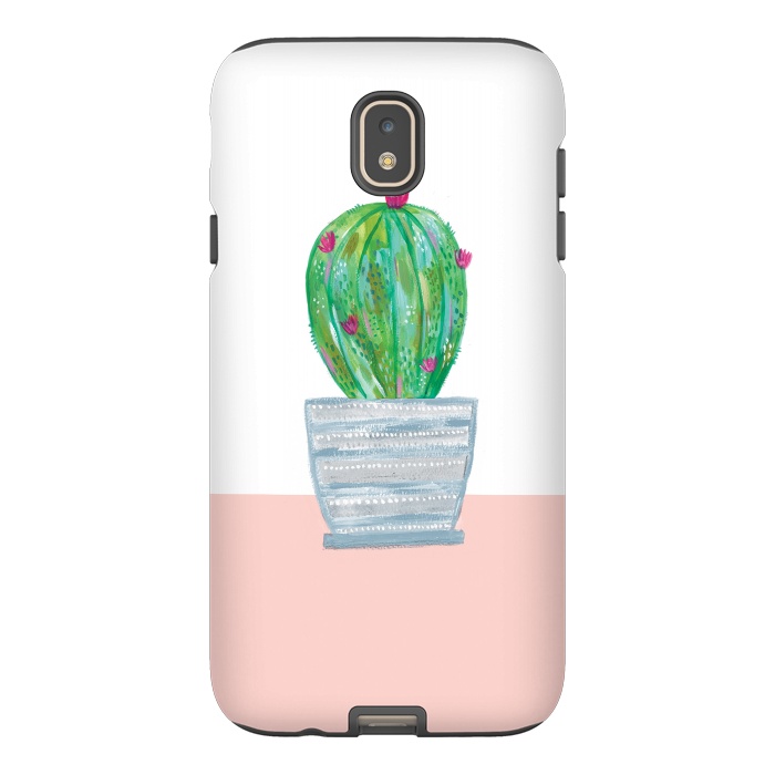 Galaxy J7 StrongFit cactus in grey pot by lauradidthis