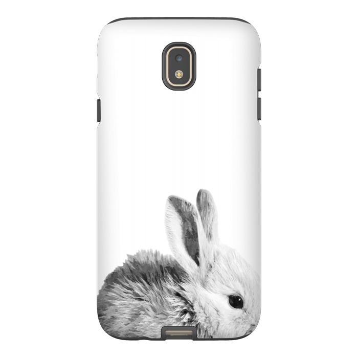 Galaxy J7 StrongFit Black and White Bunny by Alemi