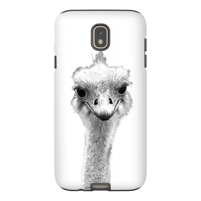 Galaxy J7 StrongFit Black and White Ostrich by Alemi