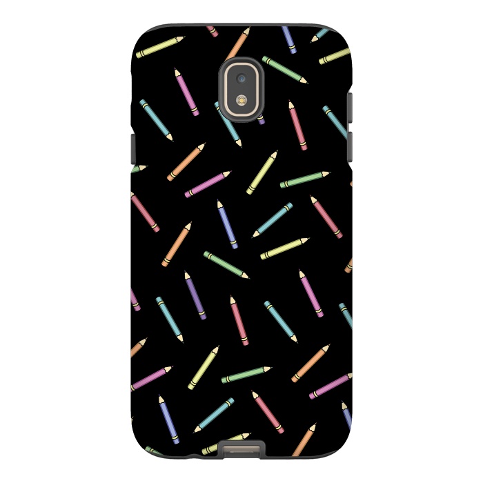 Galaxy J7 StrongFit Pencil pattern by Laura Nagel
