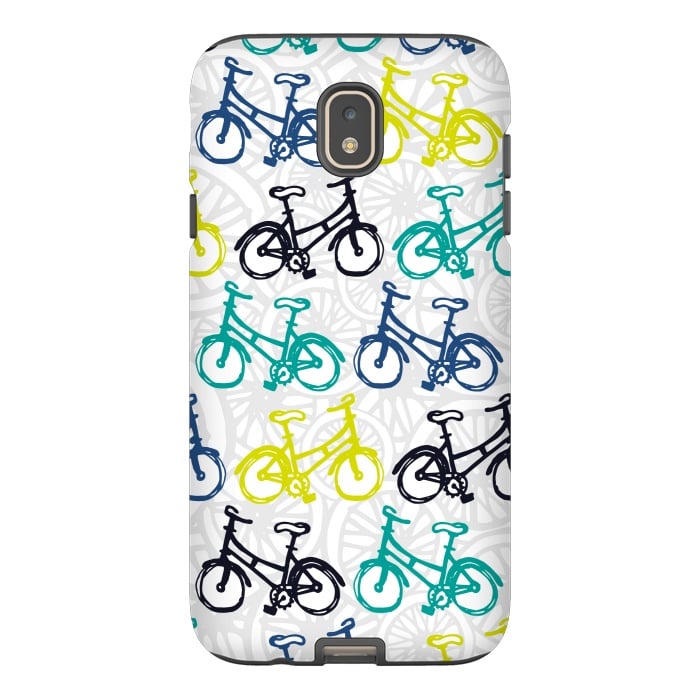 Galaxy J7 StrongFit Whimsical Wheelies by Shelley Schmidt