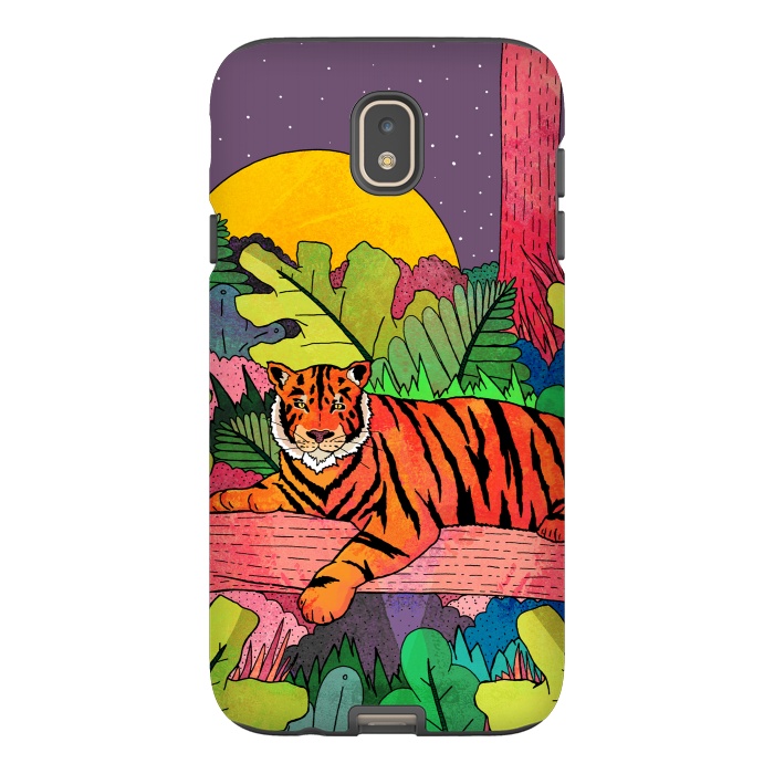 Galaxy J7 StrongFit Spring Tiger by Steve Wade (Swade)