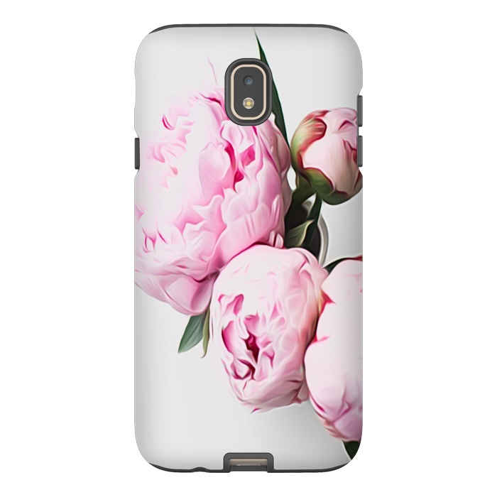 Galaxy J7 StrongFit Vase of Peonies by Alemi
