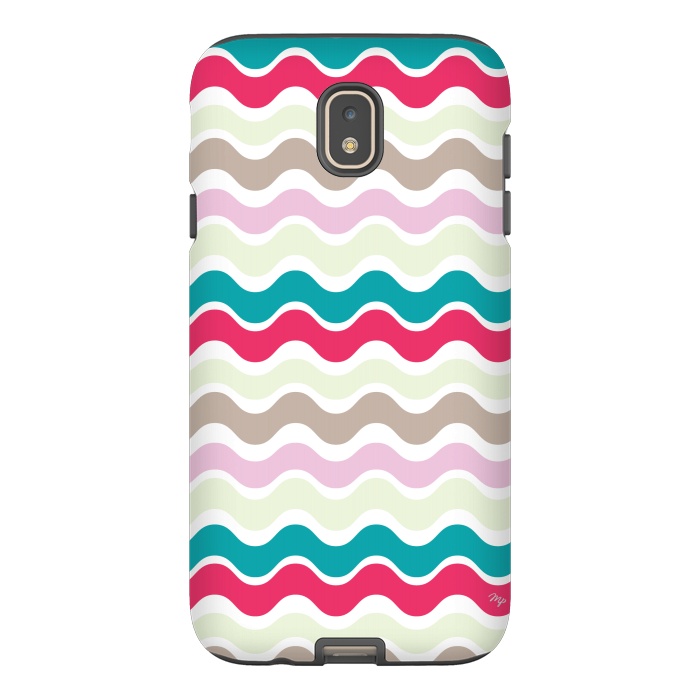 Galaxy J7 StrongFit Colourful waves by Martina