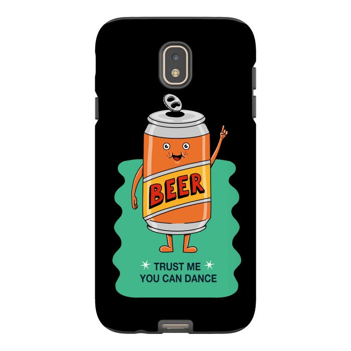 Galaxy J7 StrongFit Beer you can dance black by Coffee Man