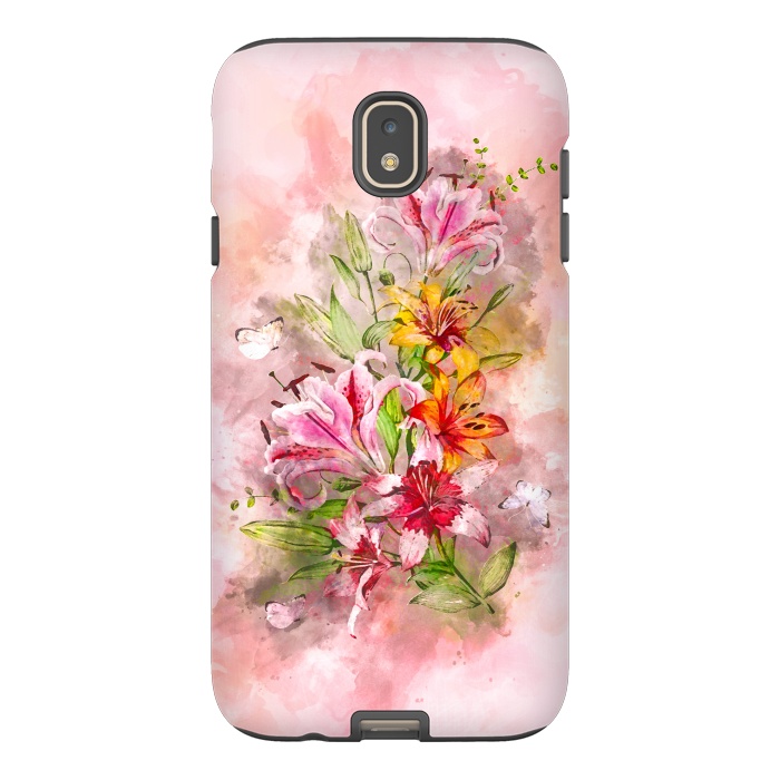 Galaxy J7 StrongFit Lilies Bunch by Creativeaxle