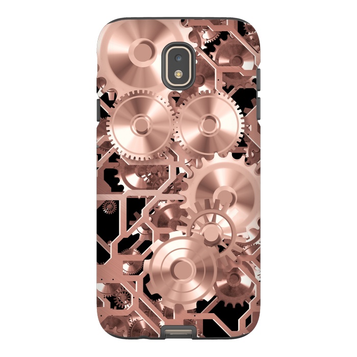 Galaxy J7 StrongFit Elegant Rosegold Steampunk by Andrea Haase