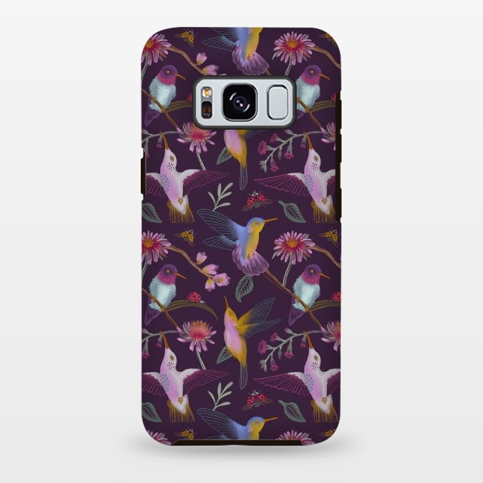 Galaxy S8 plus StrongFit Hummingbirds by Tishya Oedit